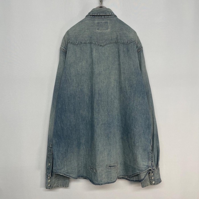 “Ralph Lauren” L/S Denim Western Shirt | Vintage.City 빈티지숍, 빈티지 코디 정보