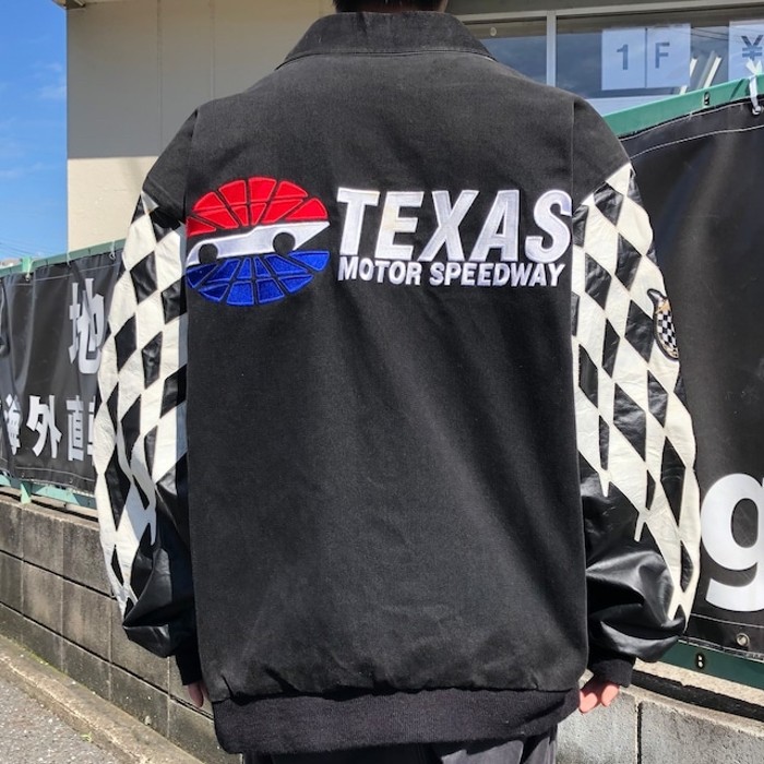 90s ジェフハミルトン レーシングジャケット スタジャン 刺繍ロゴ ストリート | Vintage.City 古着屋、古着コーデ情報を発信