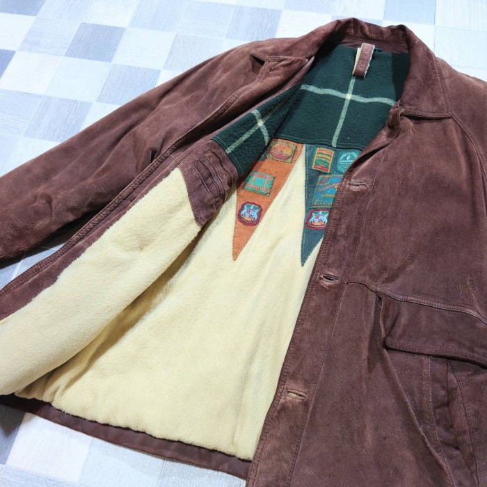 UNKNOWN DESTINATION スウェード レザー ジャケット | Vintage.City 古着屋、古着コーデ情報を発信