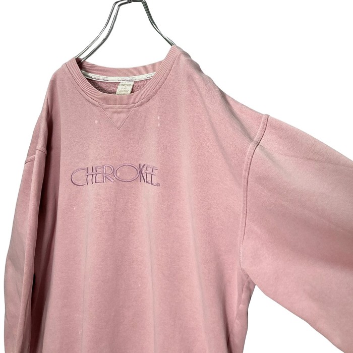 90s CHEROKEE L/S pink beige sweat shirt | Vintage.City Vintage Shops, Vintage Fashion Trends