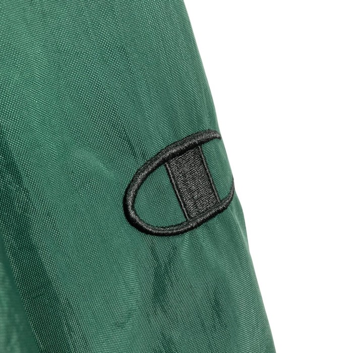 90s Champion Bigsized Green nylon pullov | Vintage.City 古着屋、古着コーデ情報を発信