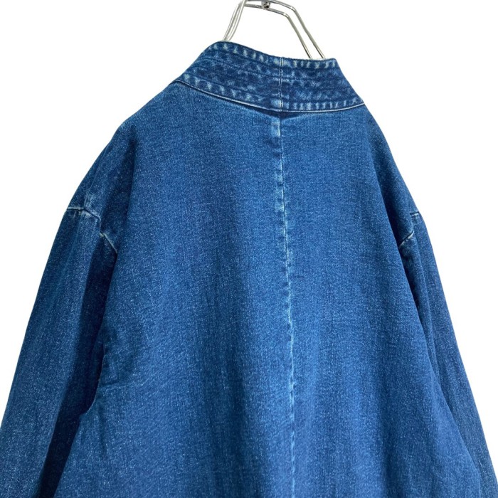 90s L/S design denim cardigan | Vintage.City 빈티지숍, 빈티지 코디 정보