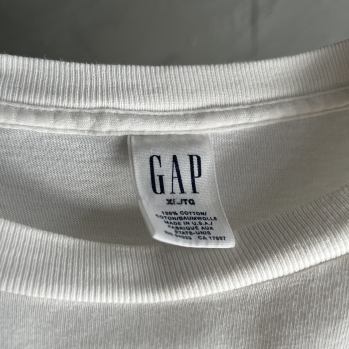 "old GAP" box logo print L/S tshirt | Vintage.City 빈티지숍, 빈티지 코디 정보