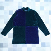 90’s MOUNTAIN LAKE CASUAL 切り替え ベロア スウェット | Vintage.City ヴィンテージ 古着