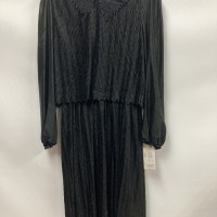 未使用80s vintage dress ONE PIECE 黒　9A3 | Vintage.City ヴィンテージ 古着