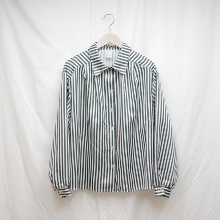 ストライプのワイドシャツブラウス | Vintage.City 古着屋、古着コーデ情報を発信
