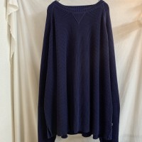 navy cotton knit | Vintage.City ヴィンテージ 古着