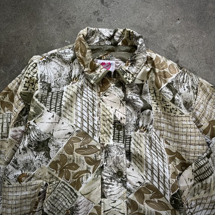 【vintage】silk blouson khaki | Vintage.City 빈티지숍, 빈티지 코디 정보