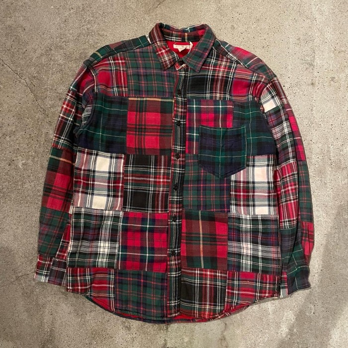 J.CREW patchwork shirt | Vintage.City 古着屋、古着コーデ情報を発信