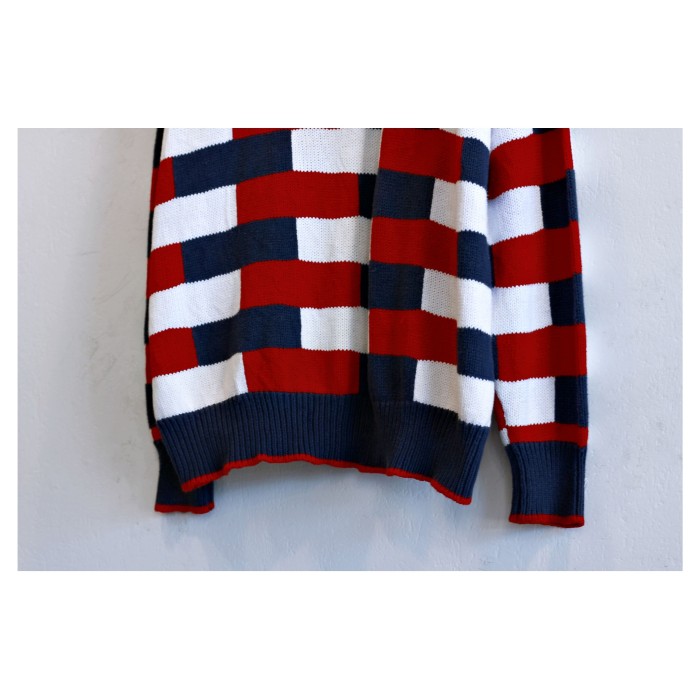 1980s〜 Vintage Tricolored Sweater | Vintage.City 빈티지숍, 빈티지 코디 정보