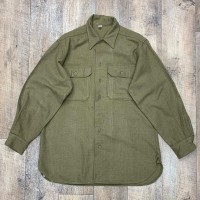 40'S アメリカ軍 US ARMY "マスタードシャツ" ウールシャツ | Vintage.City ヴィンテージ 古着