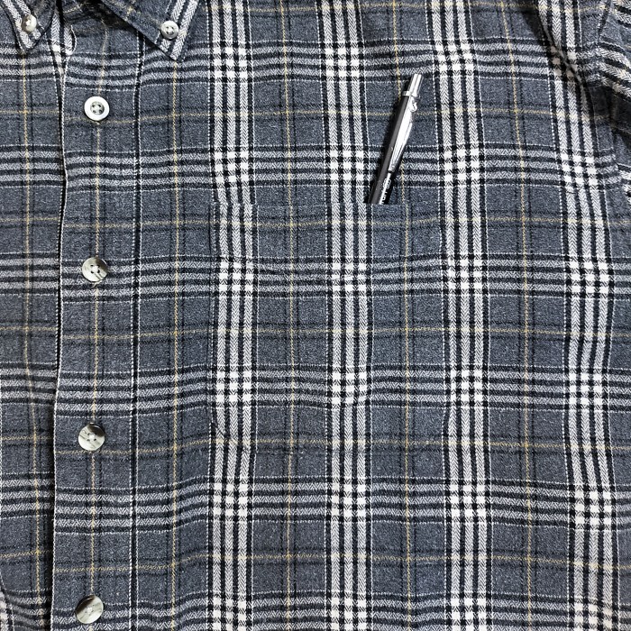 L.L.Bean / Plaid flannel B.D shirt | Vintage.City 古着屋、古着コーデ情報を発信