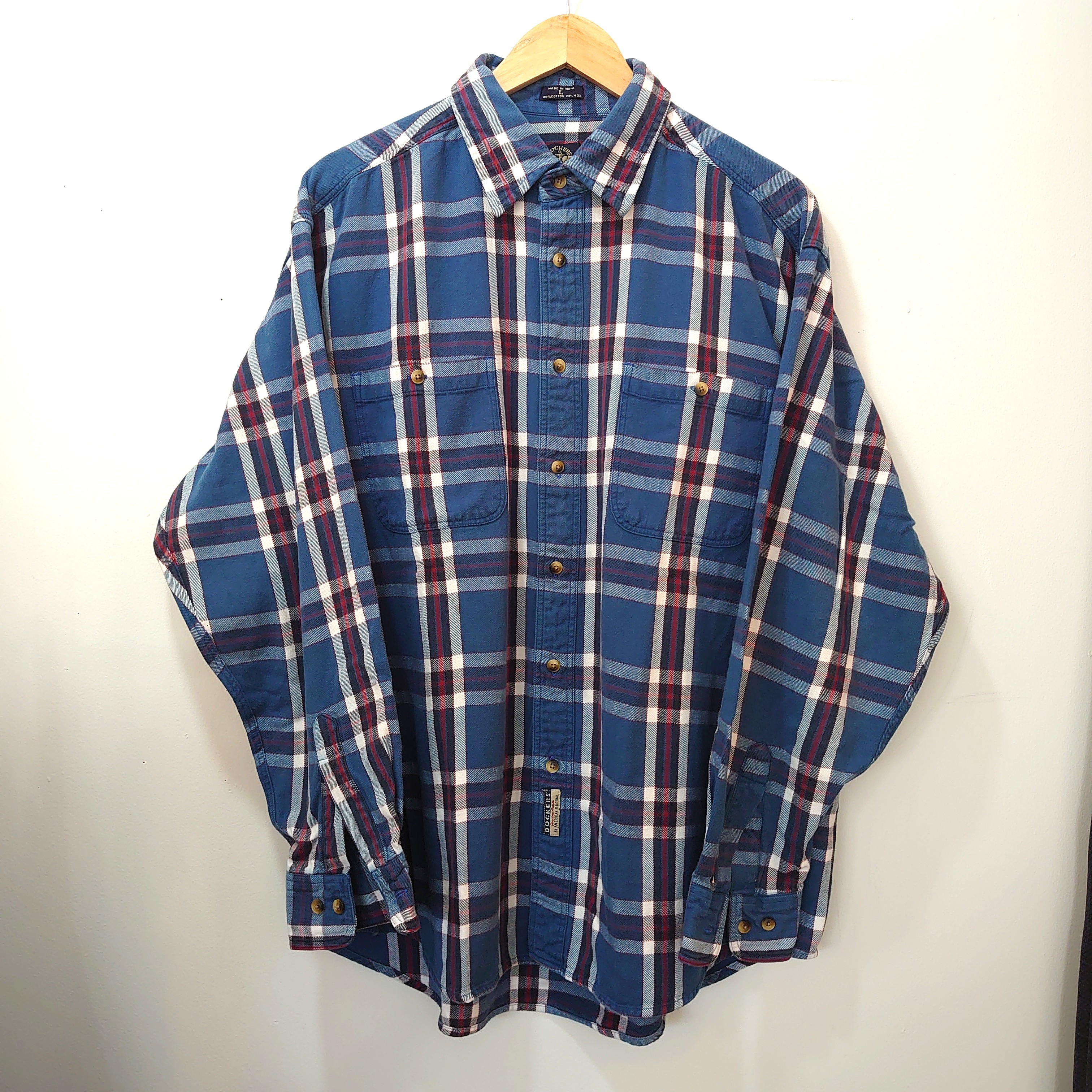DOCKERS check flannel shirt