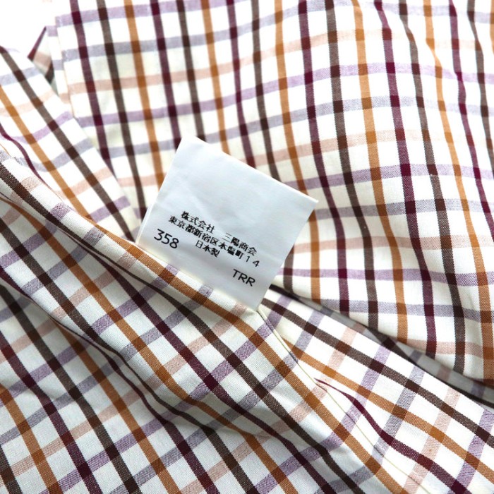 BURBERRYS ドレスシャツ LY ベージュ チェック オールド 日本製 | Vintage.City 古着屋、古着コーデ情報を発信