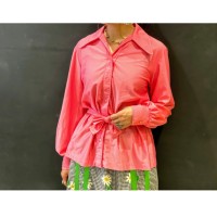 70s Pink pink pink blouse | Vintage.City ヴィンテージ 古着