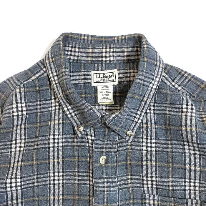 L.L.Bean / Plaid flannel B.D shirt | Vintage.City 빈티지숍, 빈티지 코디 정보