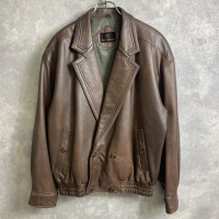 vintage leather double jacket | Vintage.City 古着屋、古着コーデ情報を発信