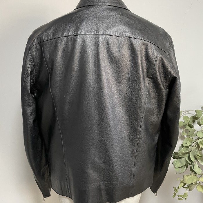 Harrods London leather jacket | Vintage.City 古着屋、古着コーデ情報を発信
