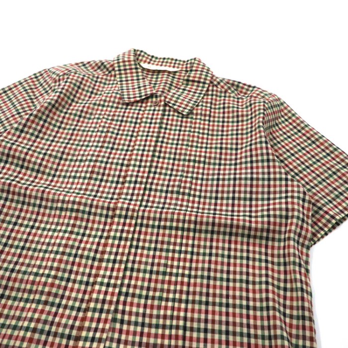 BURBERRYS 半袖リネンシャツ 9 ベージュ チェック オールド 日本製 | Vintage.City 古着屋、古着コーデ情報を発信