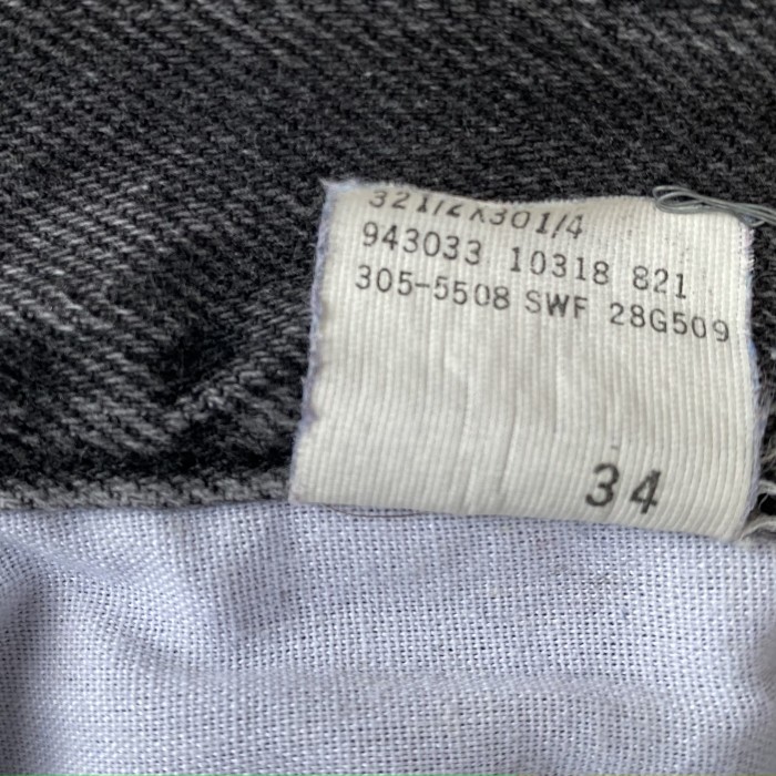 Lee black denim pants | Vintage.City 古着屋、古着コーデ情報を発信