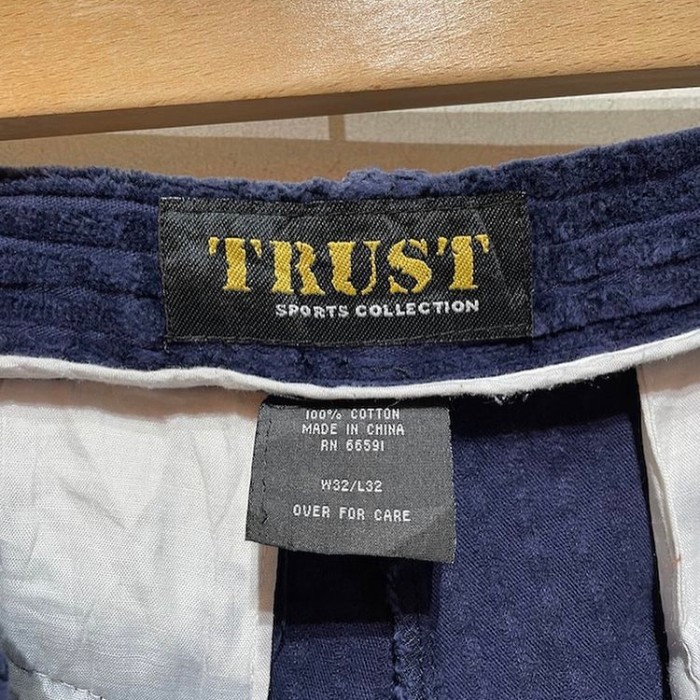 “TRUST” 2Tuck Corduroy Pants | Vintage.City 古着屋、古着コーデ情報を発信