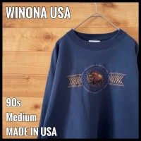 【WINONA】90s USA製 スウェット トレーナー 刺繍 アニマル 古着 | Vintage.City ヴィンテージ 古着