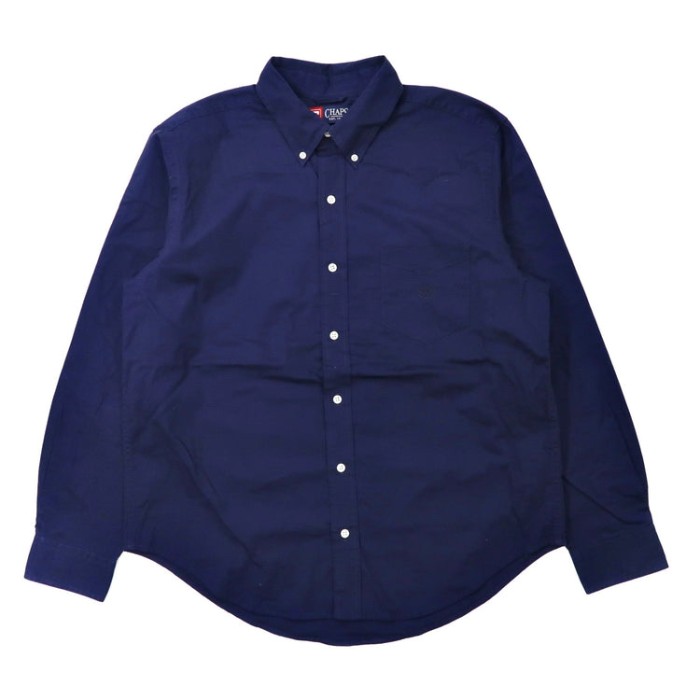 CHAPS ボタンダウンシャツ L ワンポイントロゴ刺繍 エルボーパッチ | Vintage.City 古着屋、古着コーデ情報を発信