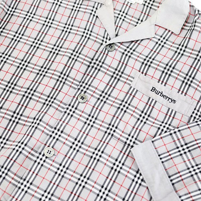 90s Burberry Check pajama Shirt Size M | Vintage.City 빈티지숍, 빈티지 코디 정보