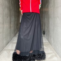 see-through fur design skirt | Vintage.City ヴィンテージ 古着
