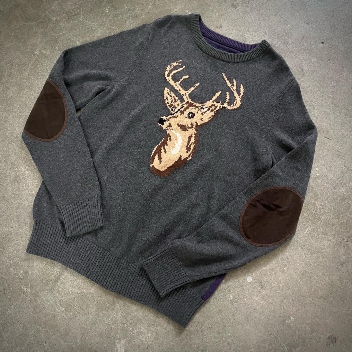 【TOMY HILFIGER】deer knit | Vintage.City 古着屋、古着コーデ情報を発信