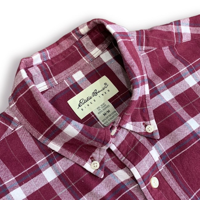 Eddie Bauer Oxford Check Shirt | Vintage.City 古着屋、古着コーデ情報を発信