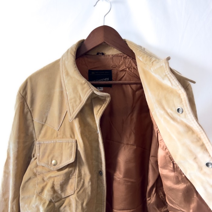 70s JC penny velvet jacket ベルベットジャケット | Vintage.City 古着屋、古着コーデ情報を発信