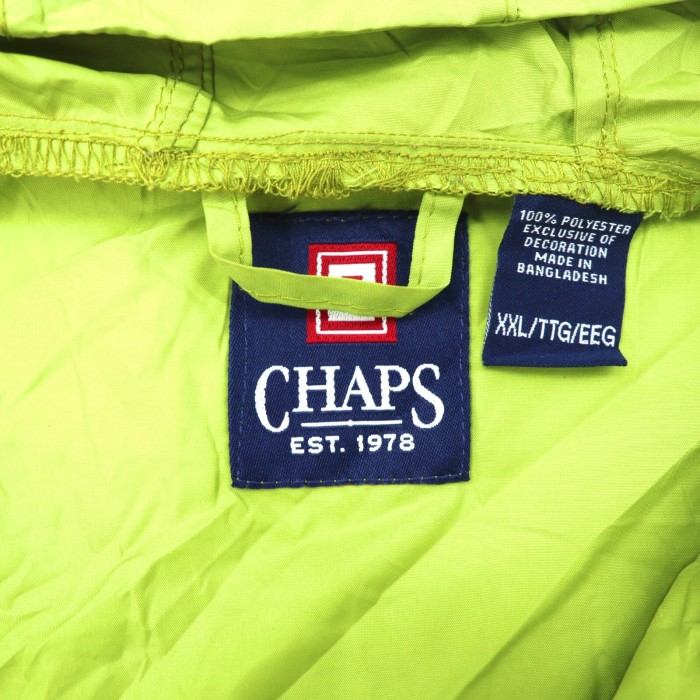 CHAPS ソフトシェルジャケット XXL グリーン ポリエステル | Vintage.City 古着屋、古着コーデ情報を発信