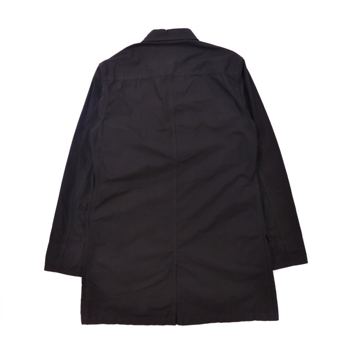 STUDIOUS ステンカラーコート 2 ブラック コットン | Vintage.City 古着屋、古着コーデ情報を発信