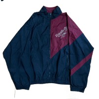 90's Reebok ナイロンジャケット　ロゴ　ブラック | Vintage.City 古着屋、古着コーデ情報を発信