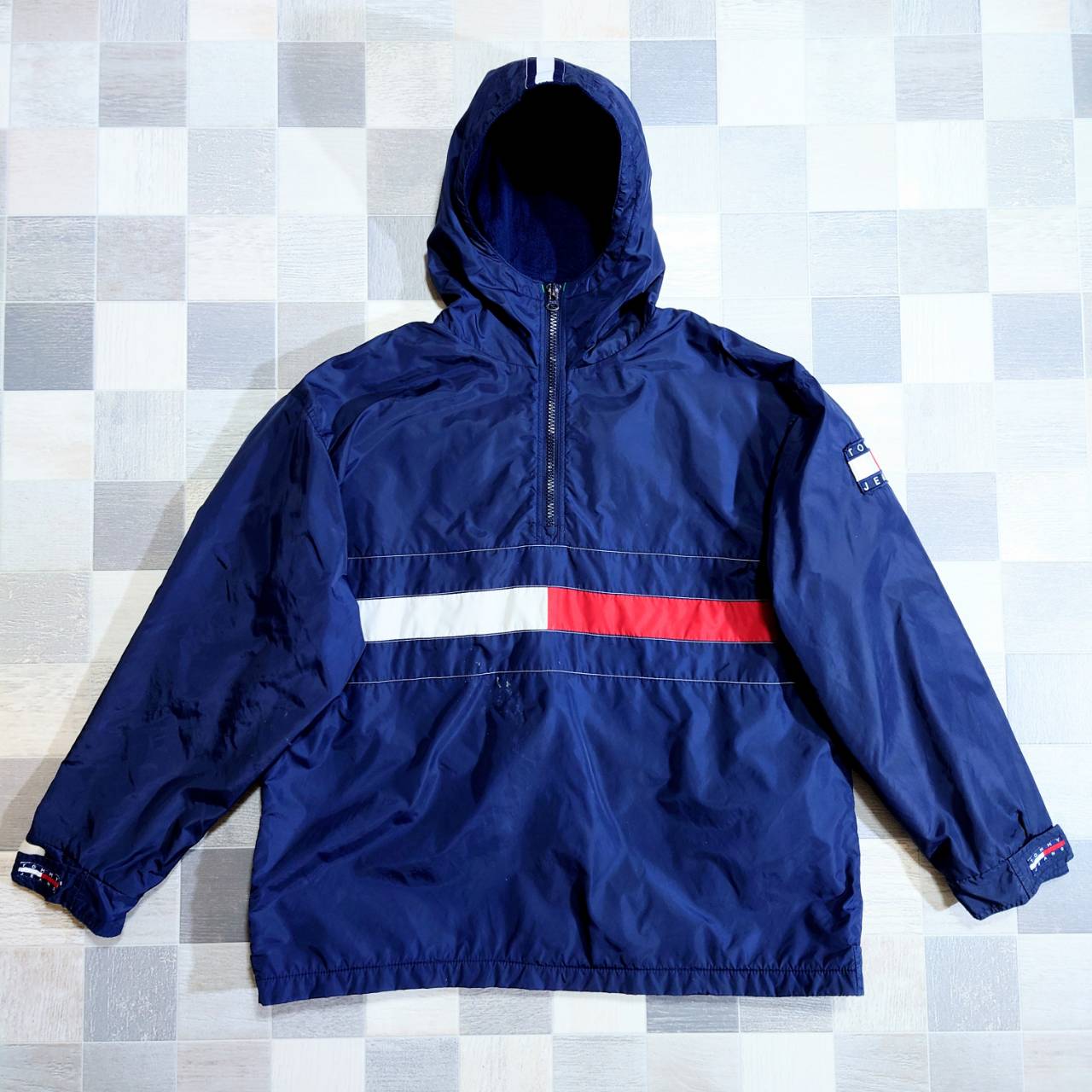 90's TOMMY JEANS ナイロン アノラック パーカー | Vintage.City