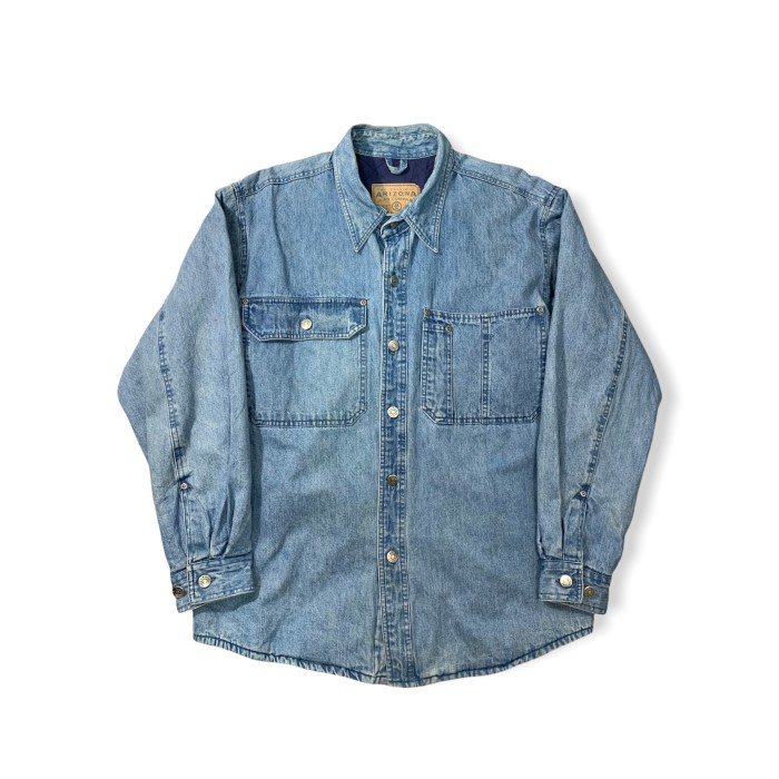 ARIZONA JEAN COMPANY Denim Shirt Jacket | Vintage.City