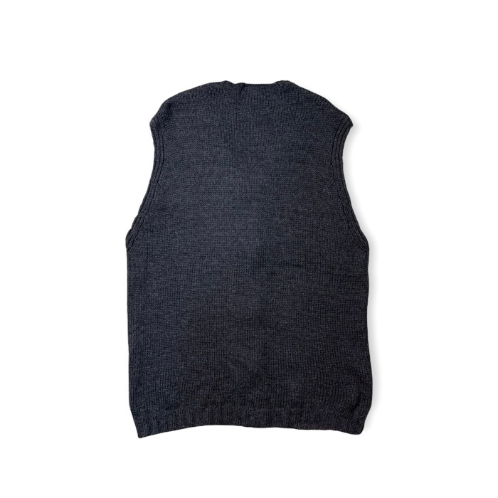 CK Calvin Klein Wool Design Knit Vest | Vintage.City 古着屋、古着コーデ情報を発信