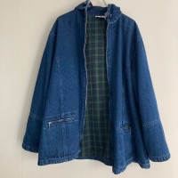 denim hoodie jacket | Vintage.City 古着屋、古着コーデ情報を発信