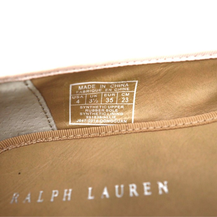 RALPH LAUREN バレエシューズ フラットパンプス 23cm ピンク | Vintage.City 古着屋、古着コーデ情報を発信