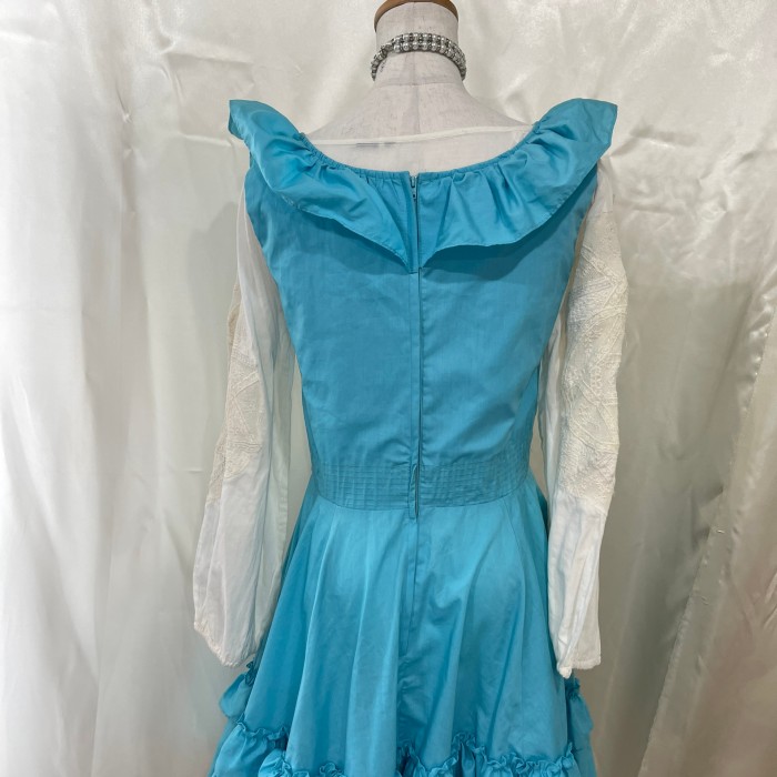 【U.S.A. VINTAGE】frill flare dress | Vintage.City 古着屋、古着コーデ情報を発信