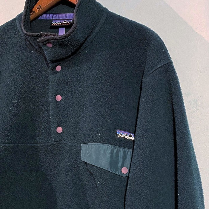 1996'y patagonia snap T-shirt fleece | Vintage.City 빈티지숍, 빈티지 코디 정보