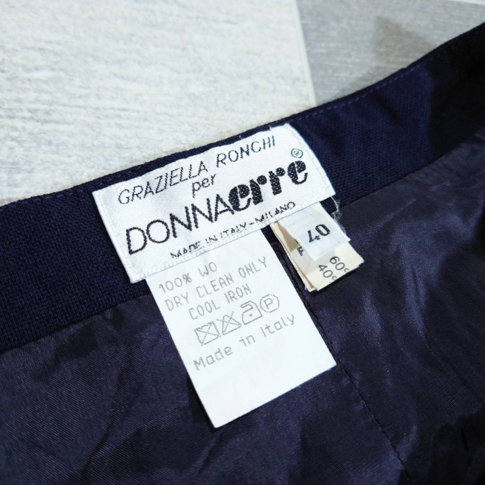 90’s DONNAerre イタリア製 ウール スカート | Vintage.City 古着屋、古着コーデ情報を発信