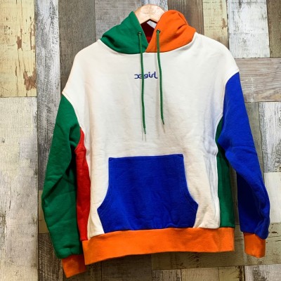 x-girl エックスガール/CRAZY COLOR SWEAT HOODIE | Vintage.City 古着屋、古着コーデ情報を発信