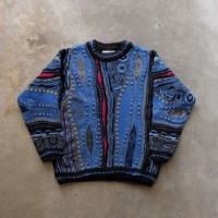 90's~00's CARLO ALBERTO 3D Knit Sweater | Vintage.City 古着屋、古着コーデ情報を発信