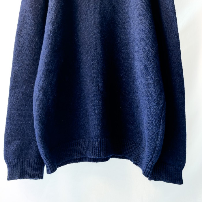 80s〜90s初期 A.P.C. フランス製 navy wool knit | Vintage.City 古着屋、古着コーデ情報を発信