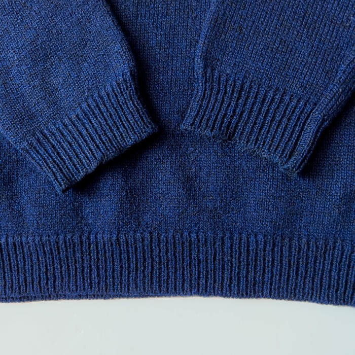 80s〜90s初期 A.P.C. フランス製 navy wool knit | Vintage.City 古着屋、古着コーデ情報を発信