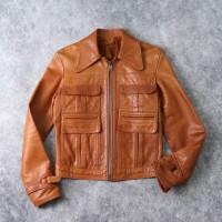 1970s East West Leather Jacket S程度 | Vintage.City ヴィンテージ 古着