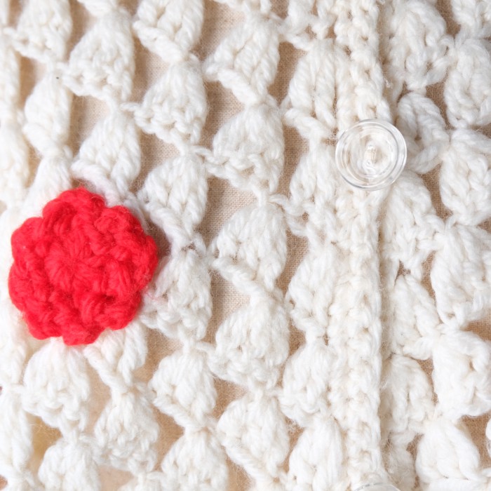 Vintage crochet knit poncho | Vintage.City 古着屋、古着コーデ情報を発信