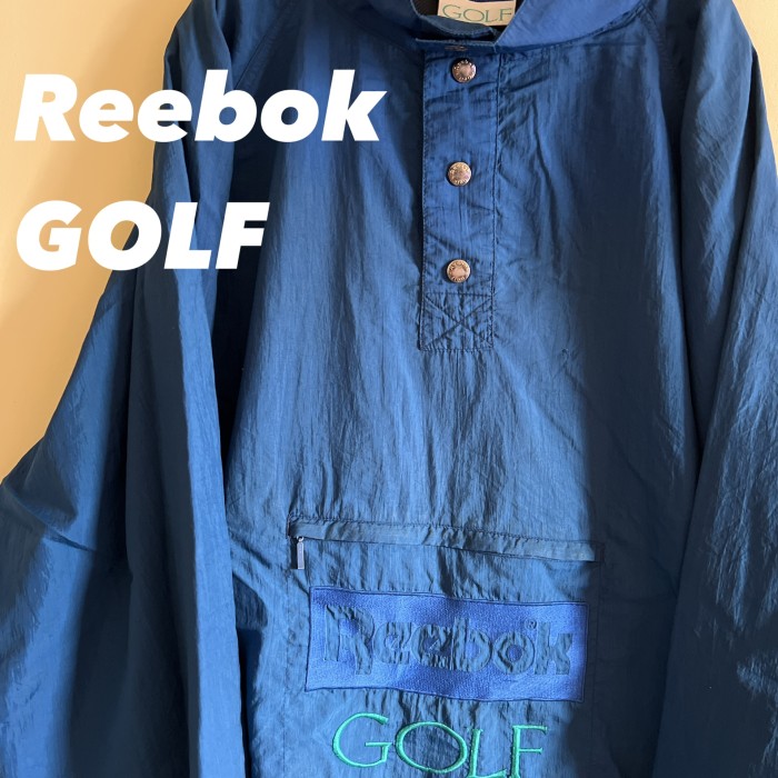 【レア‼️】Reebok GOLF ナイロンプルオーバーアウター | Vintage.City 古着屋、古着コーデ情報を発信